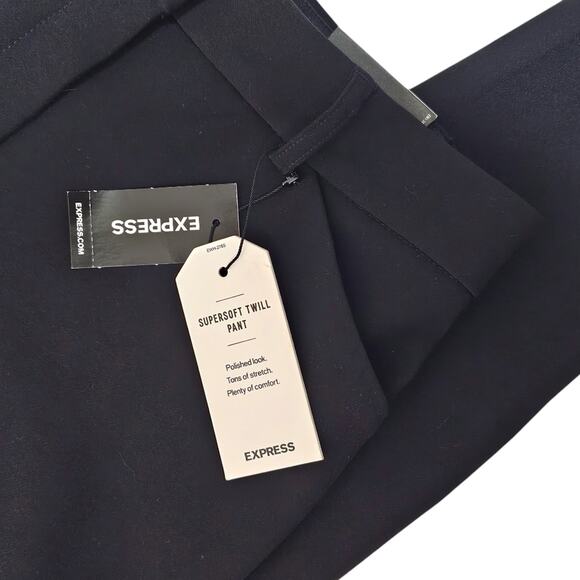 Express High Rise Skinny Super soft twill pants in black size 2R - Picture 5 of 8
